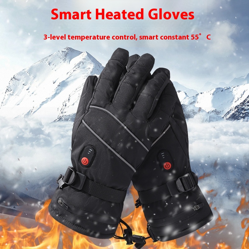 Cycling Heat Gear - Guanti riscaldanti touchscreen Ciclismo all'aperto Sci