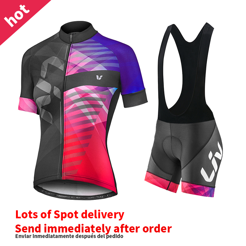 Cycling Gear Girls - Pantaloncini da Ciclismo Liv Set 2023