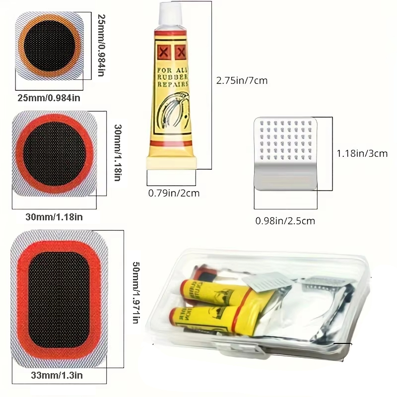 Kit di riparazione pneumatici  - Bike Tube Repair Kit recensione e prezzo