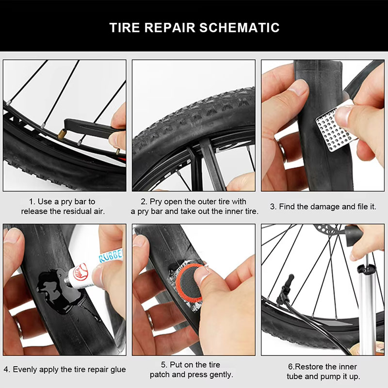 Kit di riparazione pneumatici  - Bike Tube Repair Kit recensione e prezzo