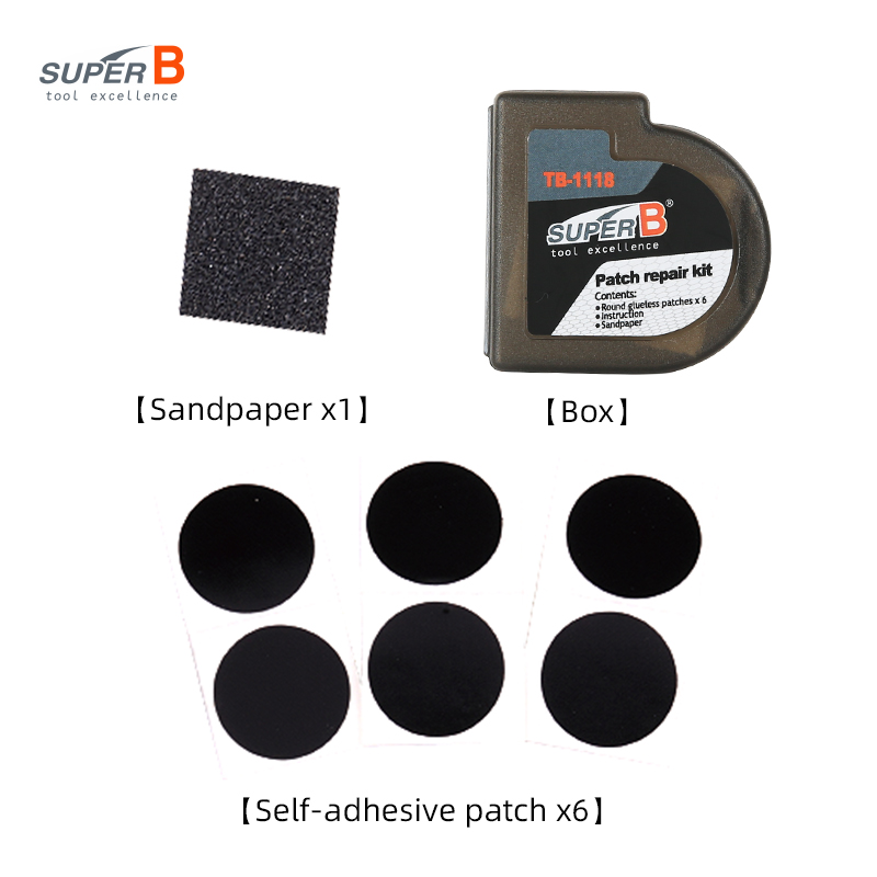 Super B TB-1118 6 pezzi patch  - Bike Tube Repair Kit recensione e prezzo